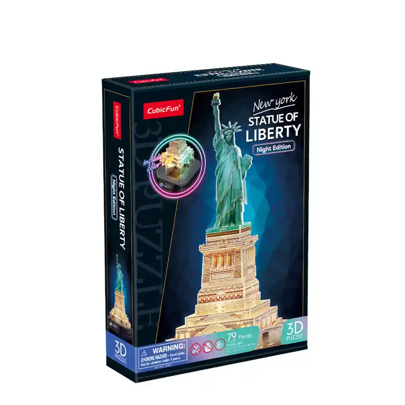 Puzzle 3D Statua Wolności LED Premium