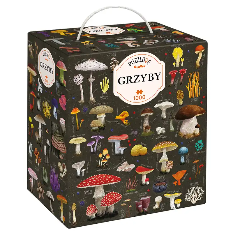Puzzle 1000 Puzzlove rodzinne CzuCzu Grzyby Nowy