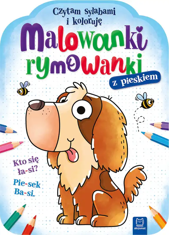 Bestseller Malowanki rymowanki z pieskiem. Czytam sylabami i koloruję