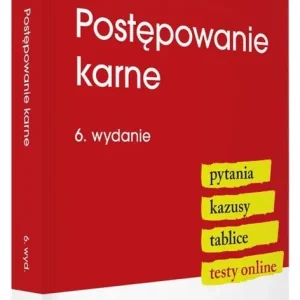 Postępowanie karne. Pytania. Kazusy. Tablice w.6 Zamów teraz