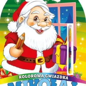 Kolorowa gwiazdka. Mikołaj Szybka dostawa