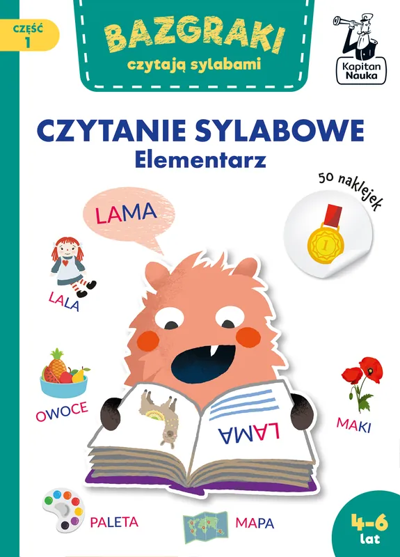 Ostatnia szansa Kapitan Nauka Bazgraki czytają sylabami Elementarz