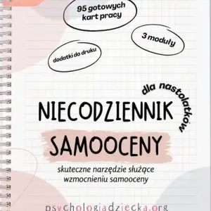 Tani Niecodziennik samooceny dla dla nastolatków