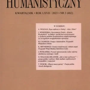 Najlepsza cena Przegląd Humanistyczny 3/2023