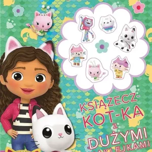 Książecz-kot-ka z dużymi naklejkami. Koci Domek Gabi Kup teraz