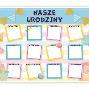 Premium Kalendarz urodzinowy