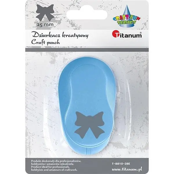Bestseller Dziurkacz z motywem 25mm kokarda