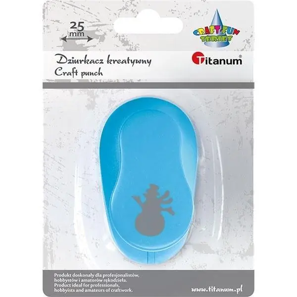 Darmowa dostawa Dziurkacz z motywem 25mm bałwan