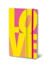 Notatnik 210x130/192K Fluo Love Yellow Tylko dziś