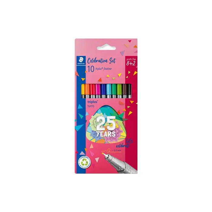 Bestseller Cienkopis Triplus 0,3 mm 10 kolorów Staedtler