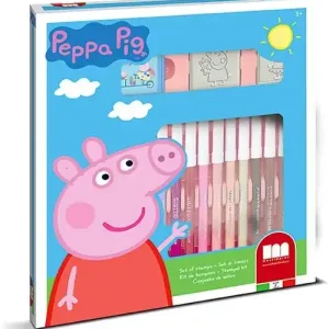 Super okazja Świnka Peppa pięczątki i pisaki