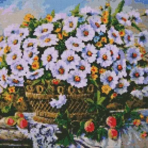 Diamentowa mozaika - Martwa natura 40x50cm Tani