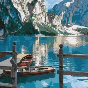 Malowanie po numerach - Górski spokój 40x50cm Obniżka ceny
