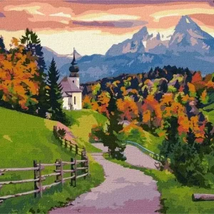 Darmowy zwrot Malowanie po numerach - Jesienna cisza 40x50cm