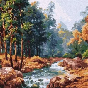 Malowanie po numerach - Karpacka fontanna 40x50cm Najlepsza cena