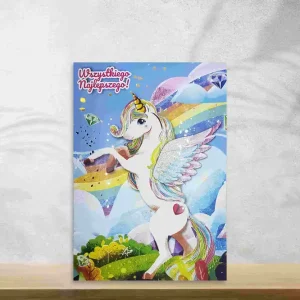 Promocja Karnet A5 Jednorożec z sercem