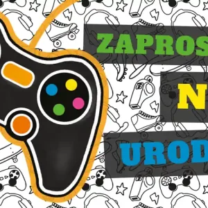 Zaproszenie PAD komplet 5 sztuk wraz z kopertami Nowy