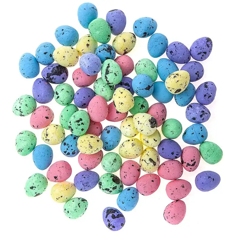 Jajka styropianowe nakrapiane 1,8cm multikolor 80 szt. Premium