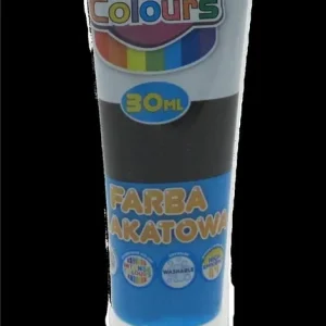 Farba plakatowa w tubie czarna 30ml Dodaj do koszyka