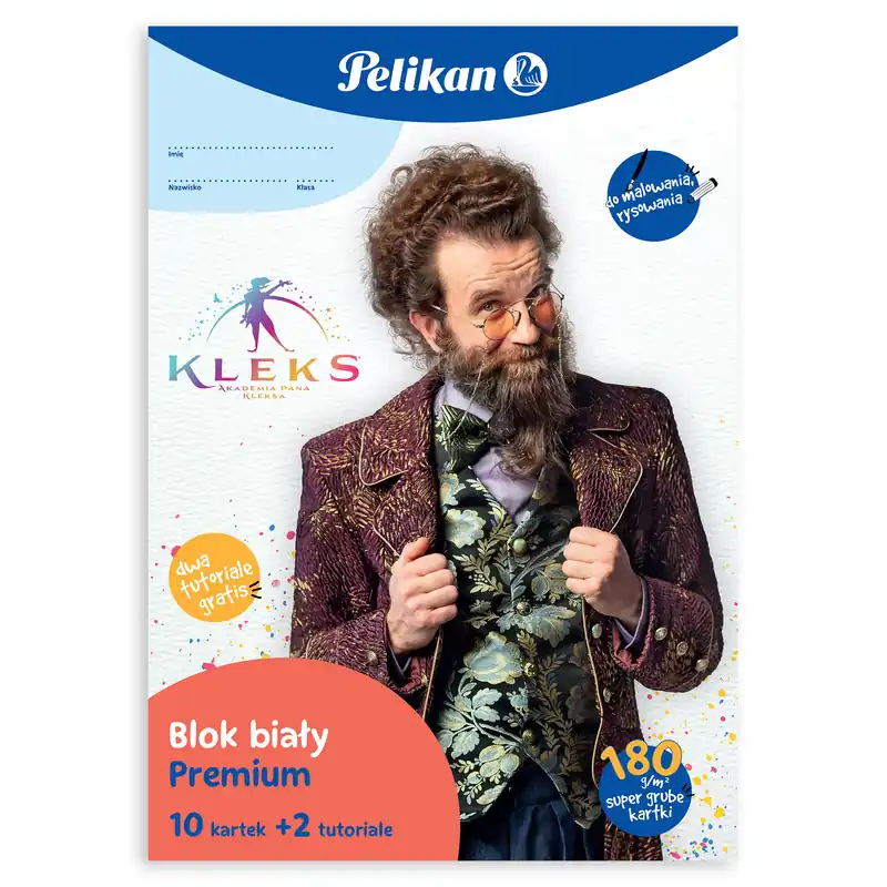 Blok kreatywny biały A4 Kleks Pelikan Oferta