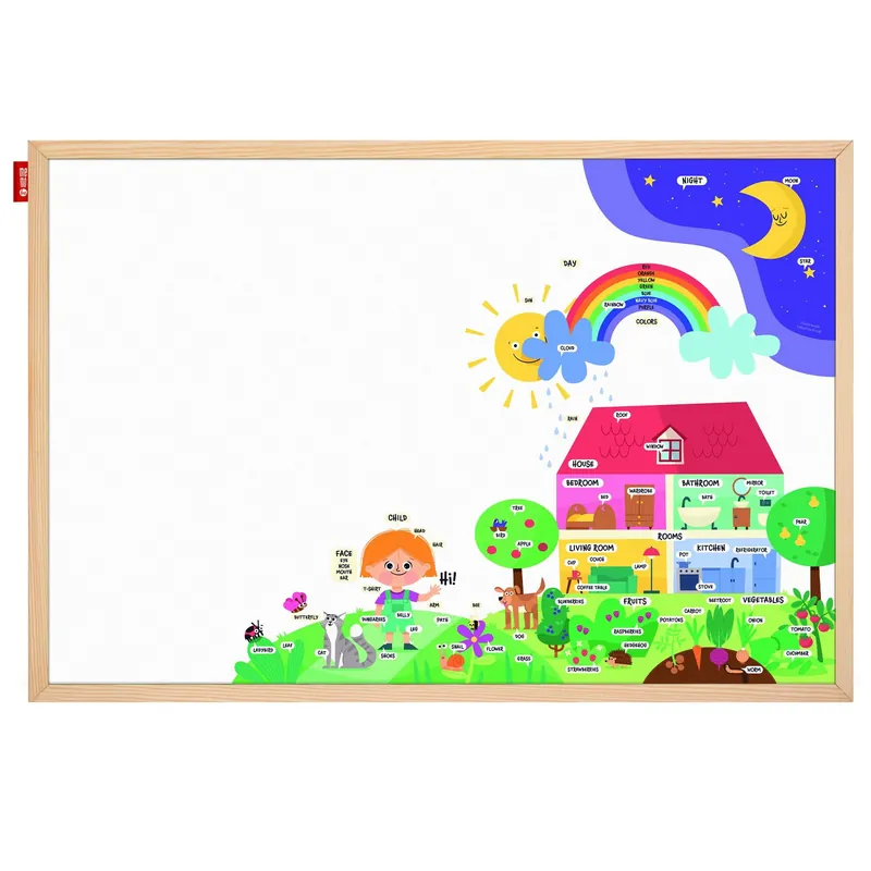 Tablica edukacyjna MEMOBE English adventure! 60x40 cm Wybór klientów