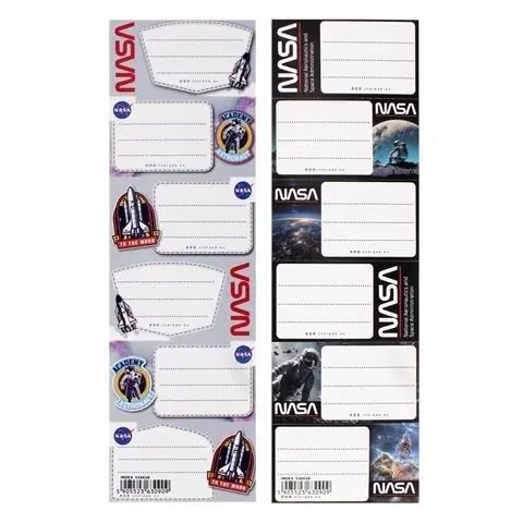 Wyjątkowa oferta Naklejki na zeszyt NASA (25szt)