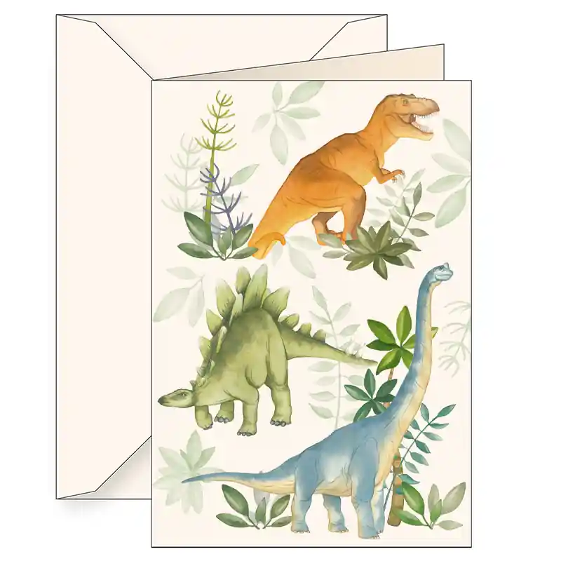 Karnet B6 koperta 6171 Dinozaury Tyrannosaurus Rex Stegozaur Brachi Sprawdź teraz