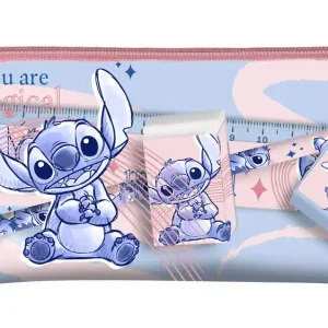 Popularny Zestaw piśmienniczy w saszetce Stitch 5 elementów ST00010