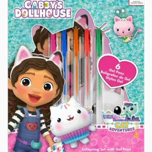 Zestaw piśmienniczy Gabby's Dollhouse 7 elementów GD00064 Wysoka jakość