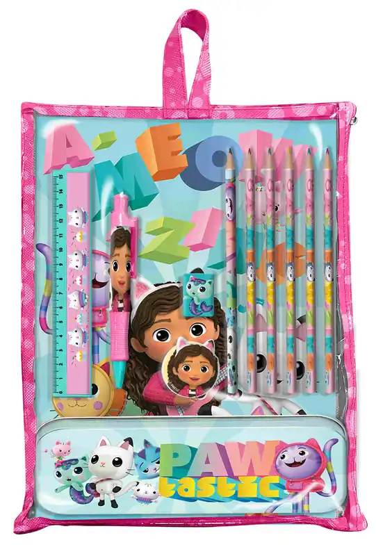 Zestaw piśmienniczy Gabby's Dollhouse 12 elementów GD00062 Darmowa dostawa