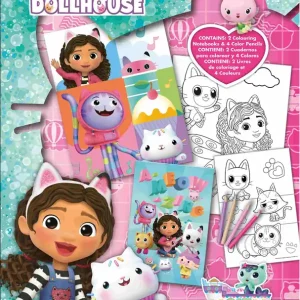 Ekspresowa dostawa Zestaw do kolorowania z naklejkami Gabby's Dollhouse GD00083