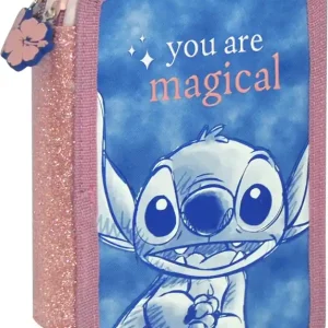 Ostatnie sztuki Piórnik 2-komorowy z wyposażeniem Stitch ST00024