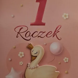 Karnet Urodziny Roczek dziewczynka Okazja