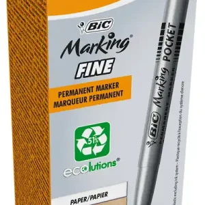 BIC Marking Fine Pocket ECOlutions Marker czerwony Pudełko 12szt Nie przegap