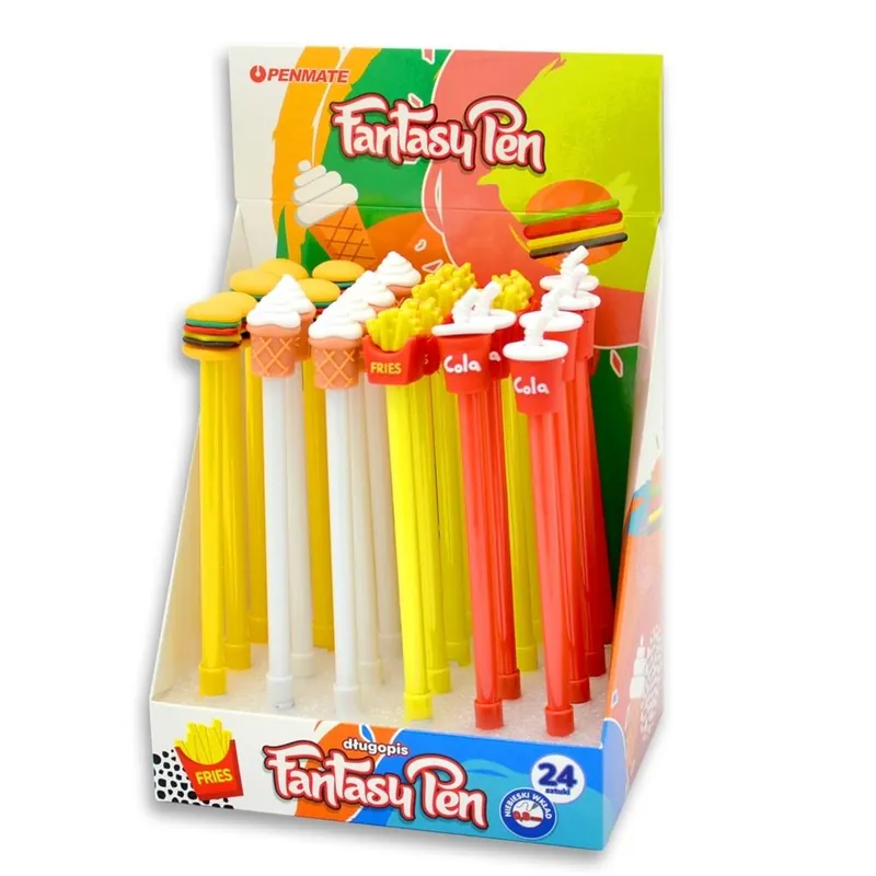Długopis Fantazyjny Food (24szt) PENMATE Hit cenowy