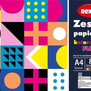 Bezpieczne zakupy Zeszyt papierów kolor. fluo A4/8K (10szt)
