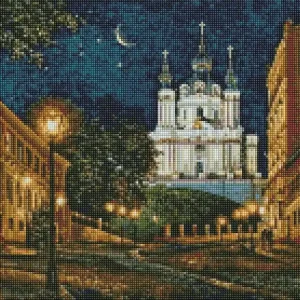 Obniżka ceny Diamentowa mozaika - Wieczór Kijów 40x50cm