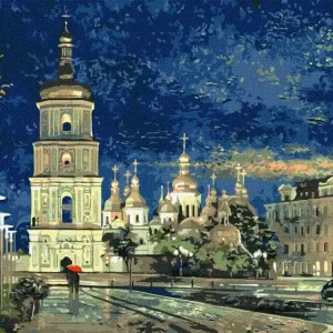 Dodaj do koszyka Malowanie po numerach - Plac Sofijski 40x50cm