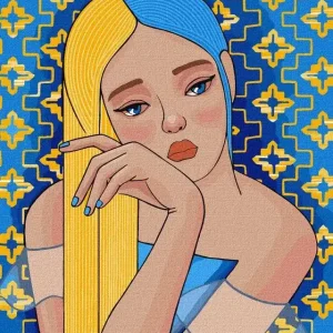Bezpieczne zakupy Malowanie po numerach - Niewzruszony 40x50cm