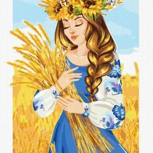 Łatwy zwrot Malowanie po numerach - Moja ziemia 40x50 cm