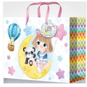 Bestseller Torebka ozdobna matowa 45x33x15cm pozioma