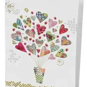 Tani Karnet B6 + koperta MO6798 Ślub Bukiet z serc