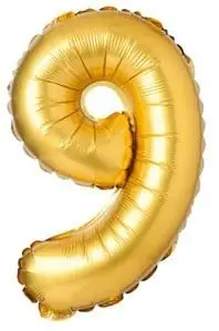 Balon foliowy matowy złoty 9 69cm Sprawdź teraz