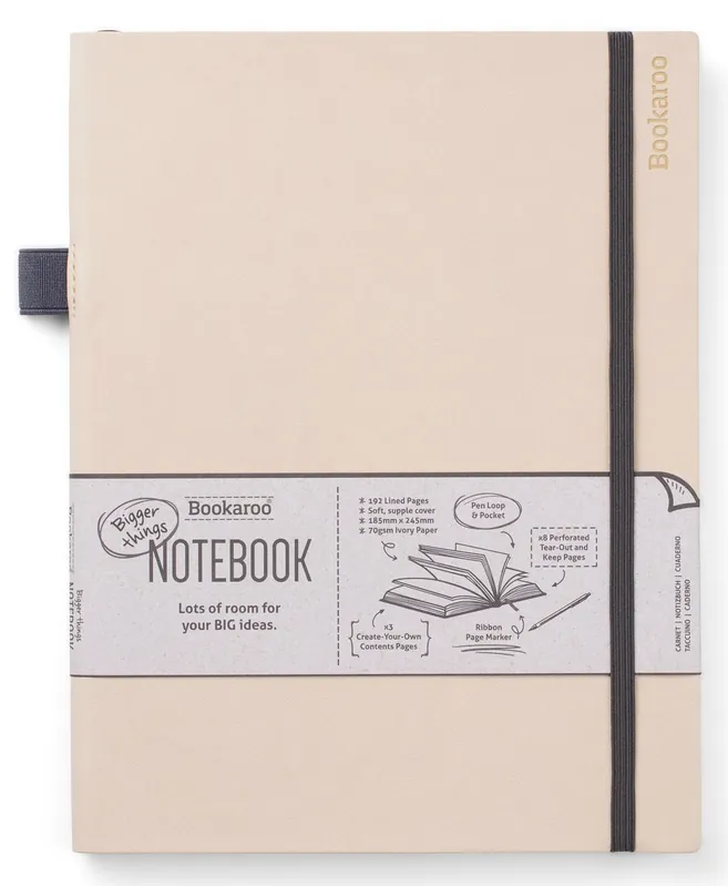 Bookaroo Notatnik Journal duży - Kremowy Tylko do końca tygodnia