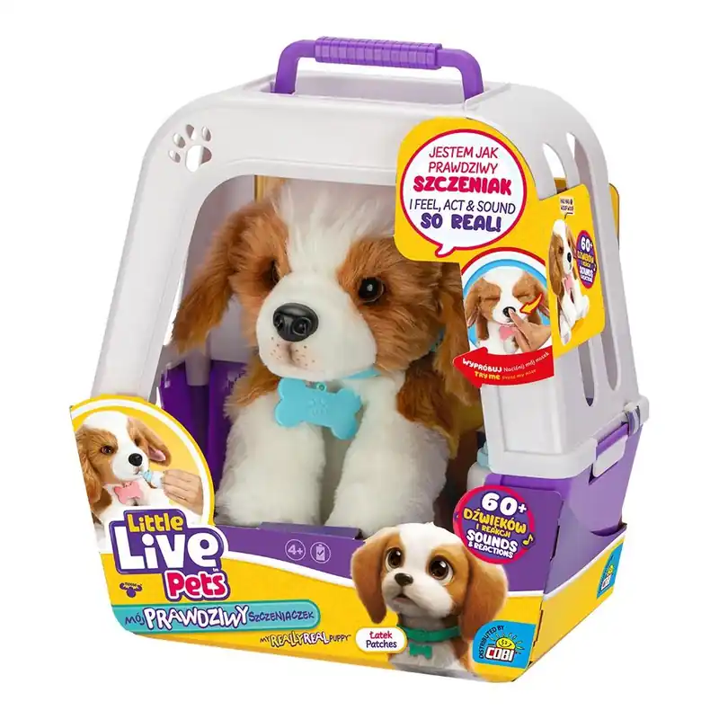 Little Live Pets - Piesek z transporterkiem Darmowa dostawa