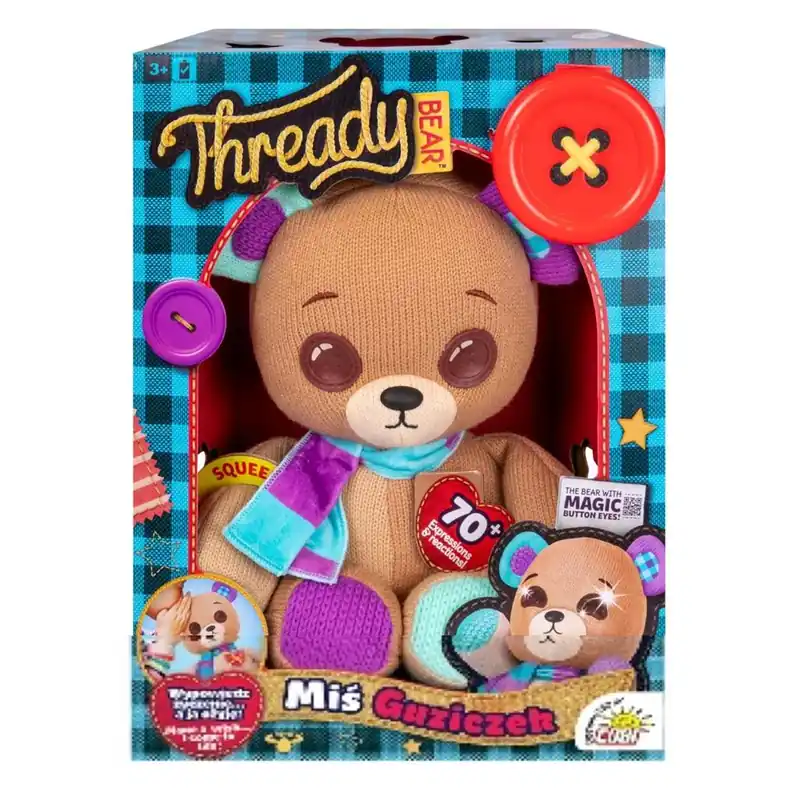 Dostępne od ręki Miś Guziczek (Thready Bear)