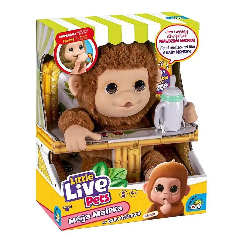 Little Live Pets - Moja małpka Mango Obniżka ceny
