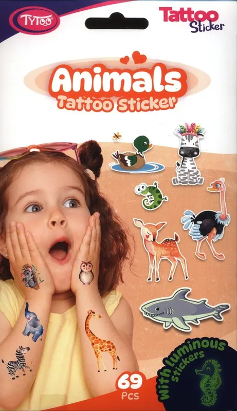 TYTOO TATUAŻE NAKLEJKI ANIMALS Hit sprzedaży