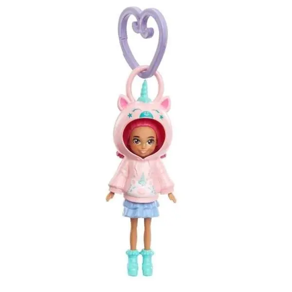 Łatwy zwrot Polly Pocket Lalka zawieszka Margot 7,5cm