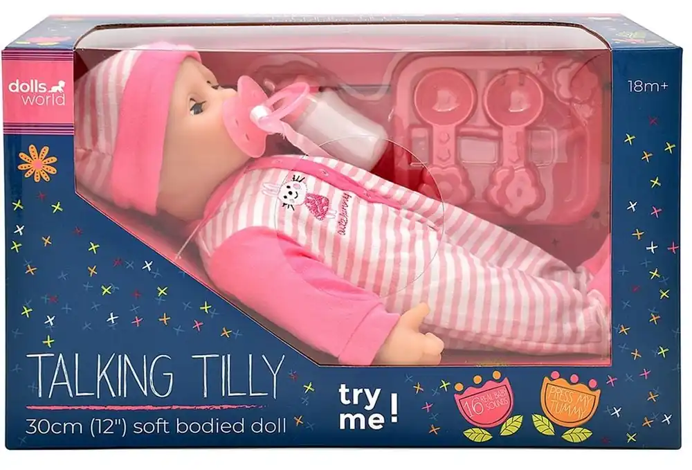 Zamów teraz Dolls World Lalka Talking Tilly 30cm